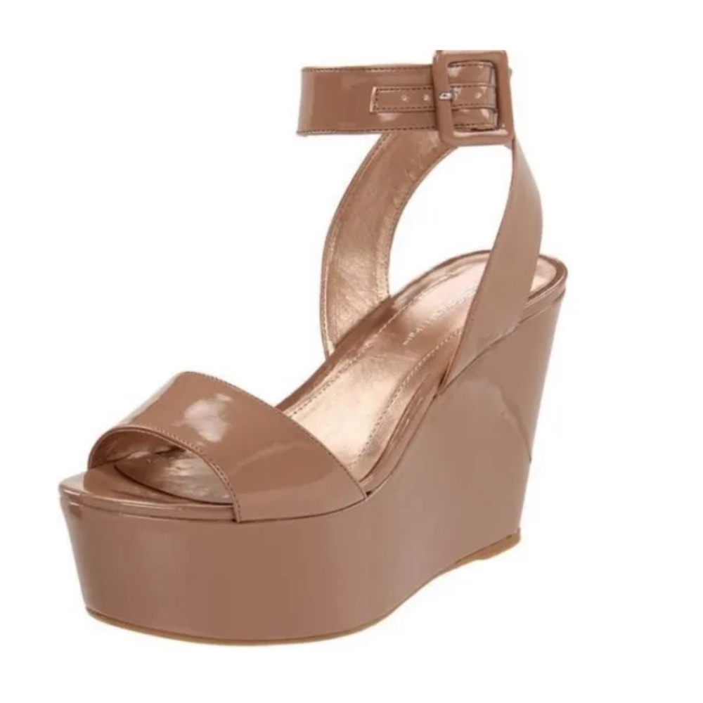 BCBGeneration Women's Lee Sandal Wedge Ginger 10